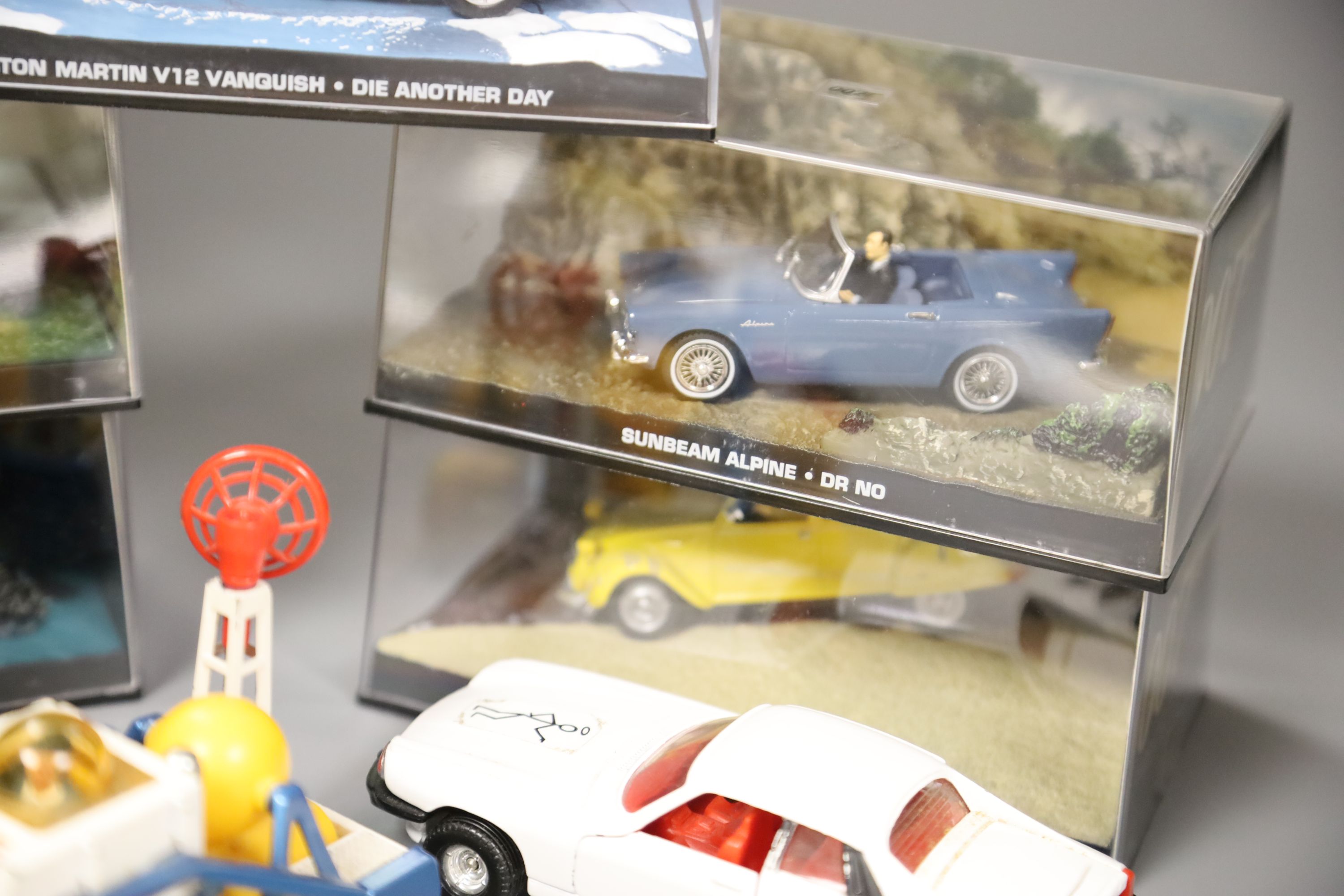 A quantity of James Bond diecast including boxed Corgi Citroen 2CV